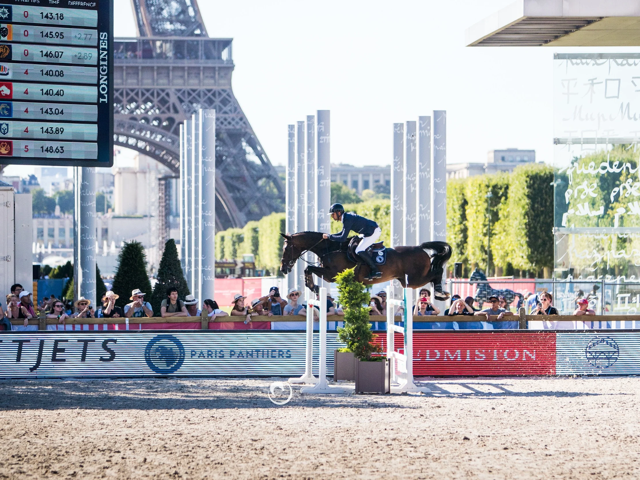 Nayel Nassar and Lucifer V at Global Champions League of Paris 2019. Photo by Ashley Neuhof Photography.