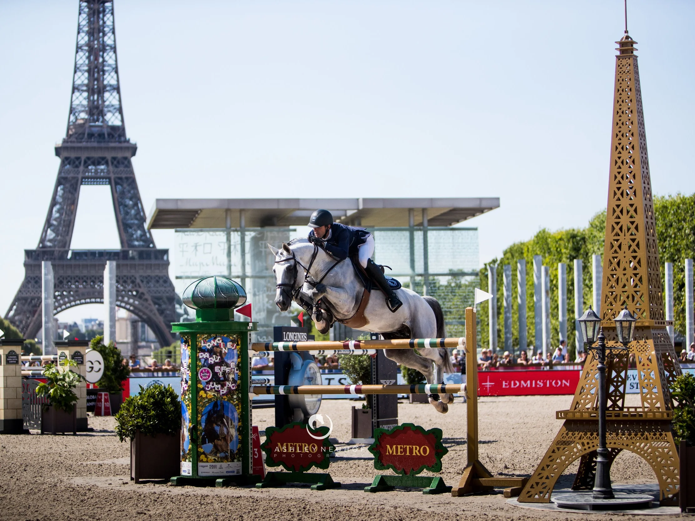 Gregory Wathelet and Mjt Nevados S at Global Champions League of Paris 2019. Photo by Ashley Neuhof Photography.