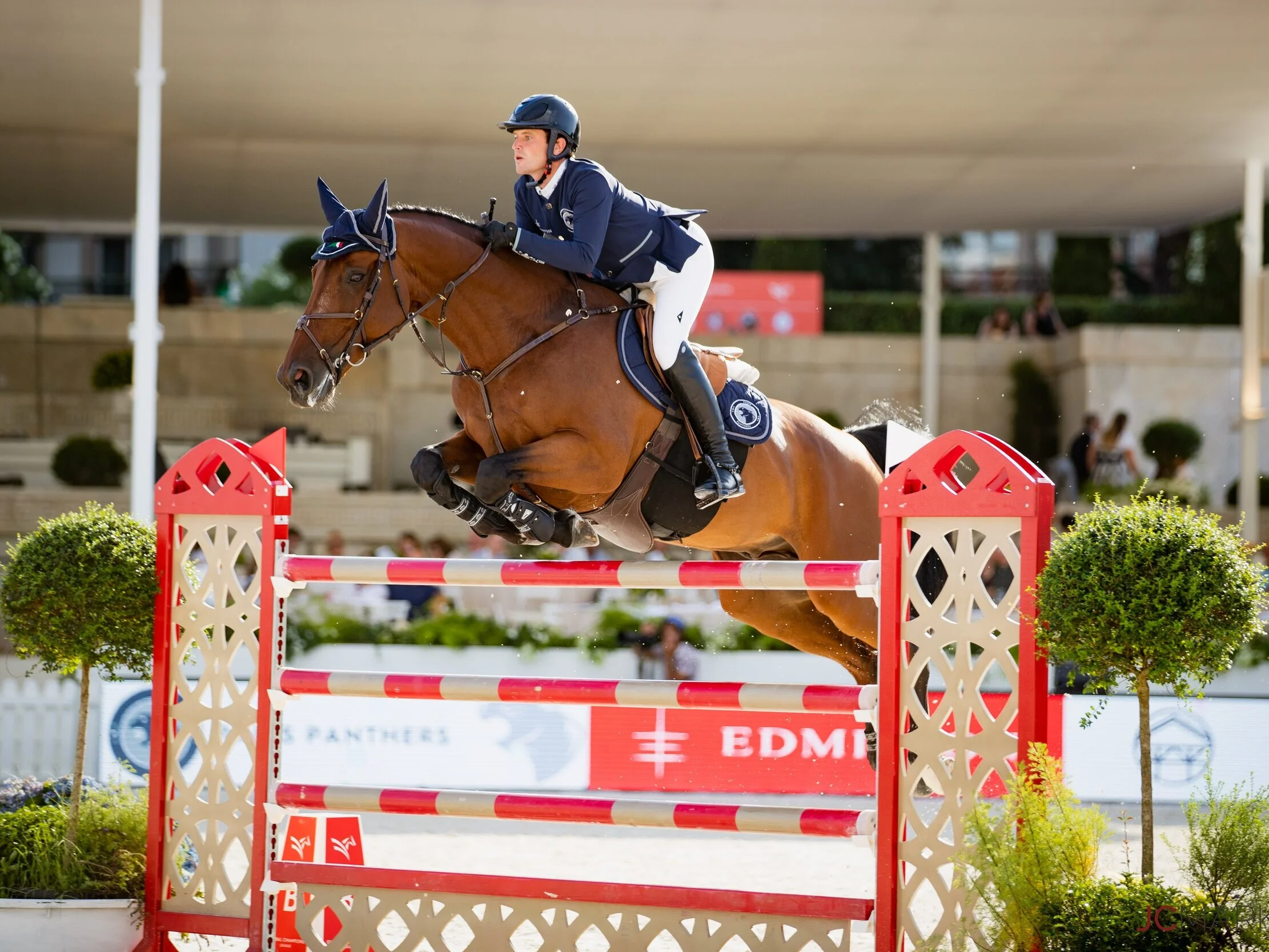 Darragh Kenny and Important de Muze at Global Champions League of Rome 2019. Photo by JC Markun.