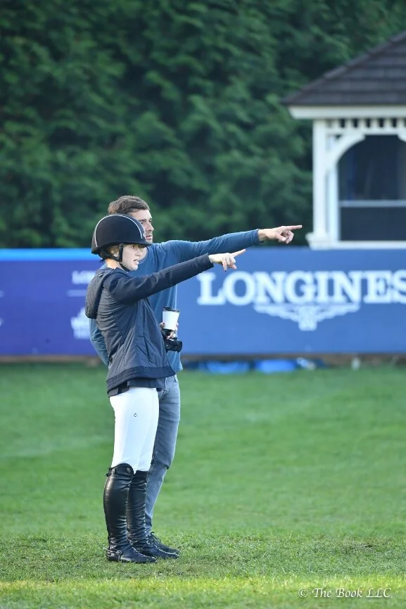 Jenn Gates and the Evergate Stables Team at the 2019 American Gold Cup. Photo by The Book LLC.
