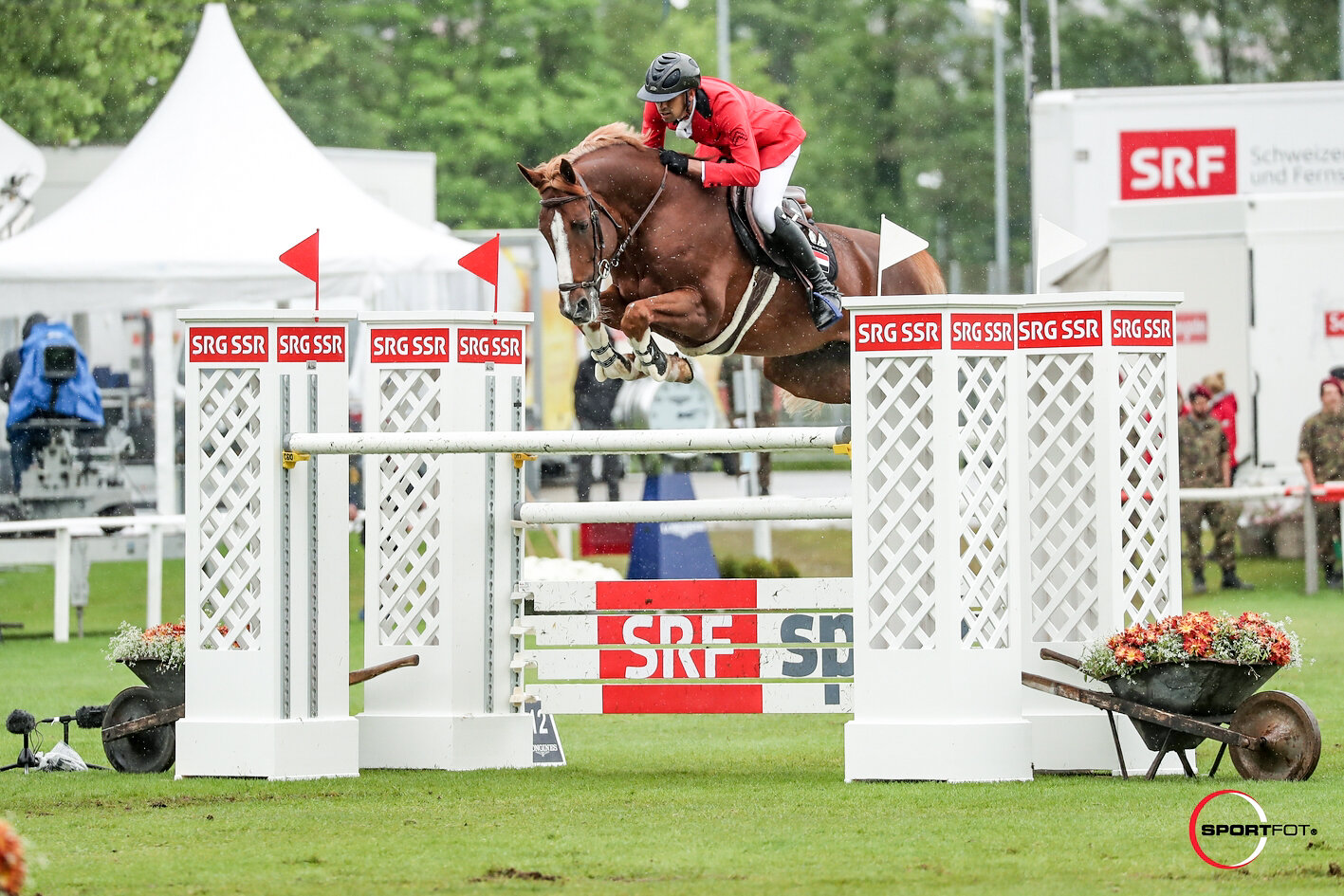 Nayel Nassar and Darry Lou Competing for Team Egypt in the Longines FEI Jumping Nations Cup St. Gallen CSIO 5*