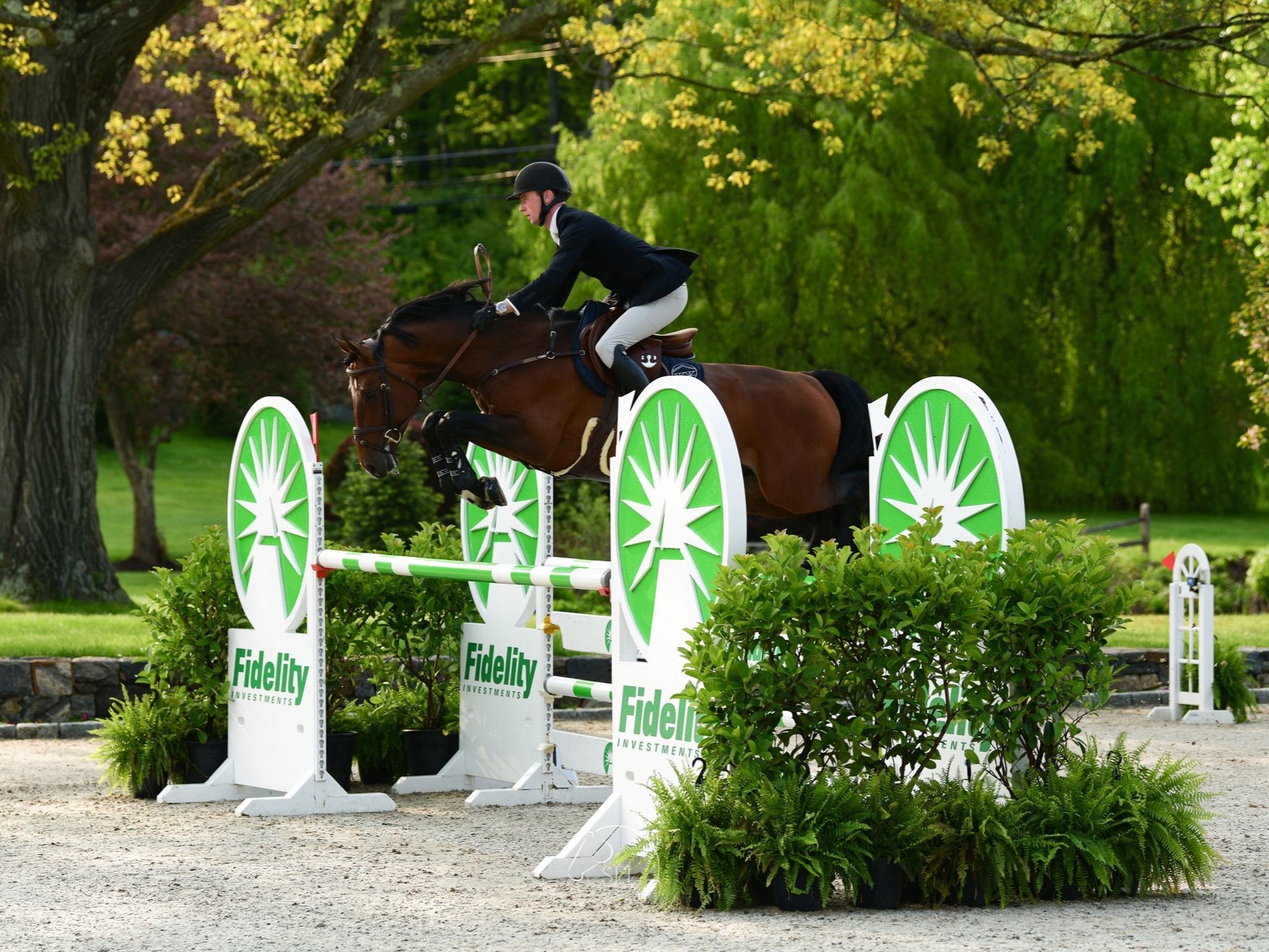  Philip McGuane &amp; Springfield at Old Salem Farm 2023. 