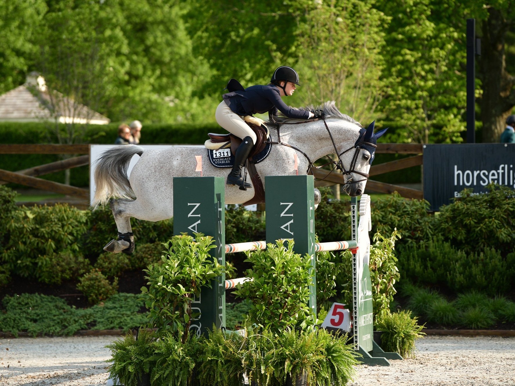  Jennifer Gates Nassar &amp; Dorado de Riverland at Old Salem Farm 2023. 