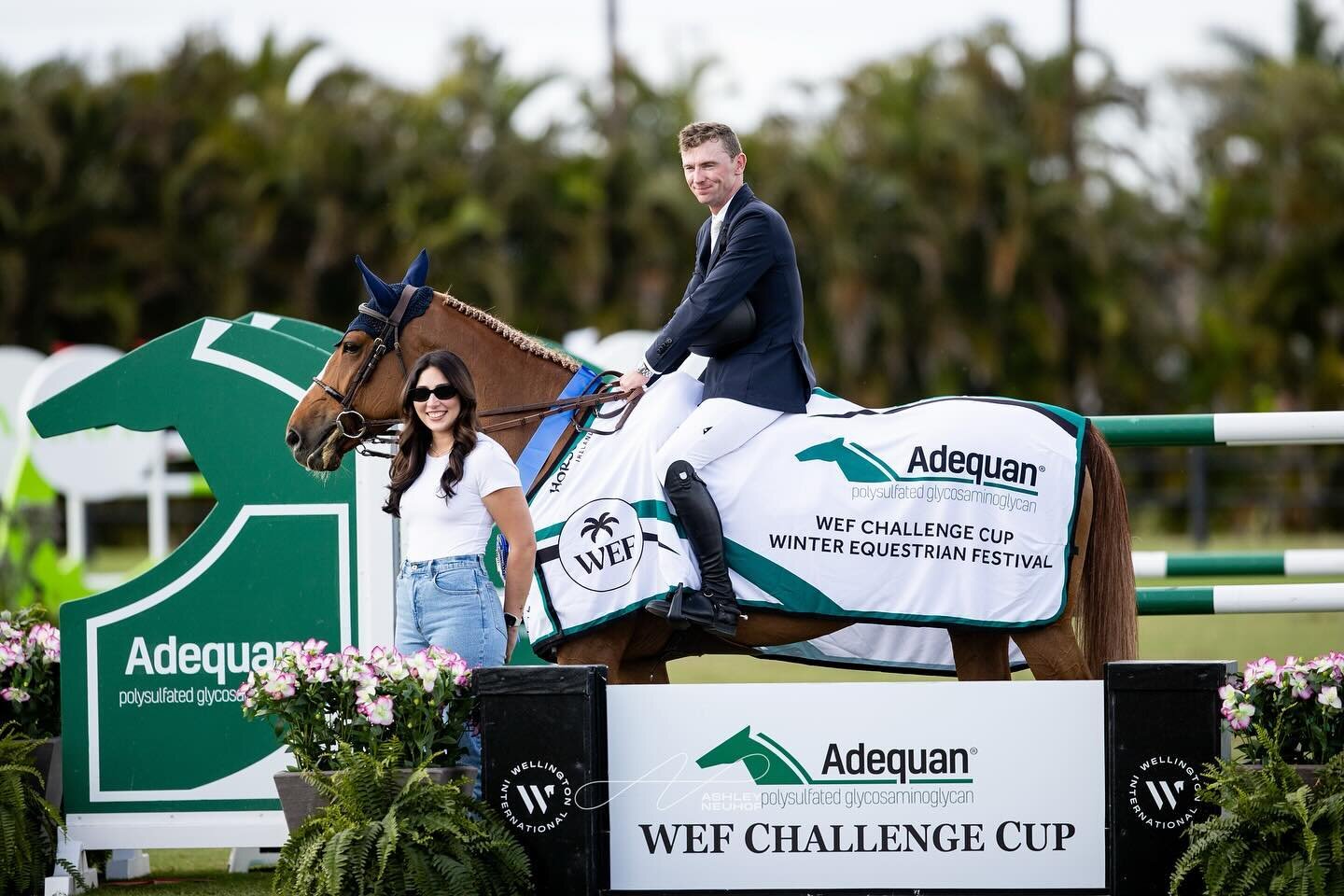 So proud of @philipmcguane &amp; Orphea 🌸 for their win in today&rsquo;s CSI3* WEF Challenge!

Congratulations #teamevergatestables for a successful day in the ring at @wellingtoninternational_wef!

📸: @ashleyneuhofphotography