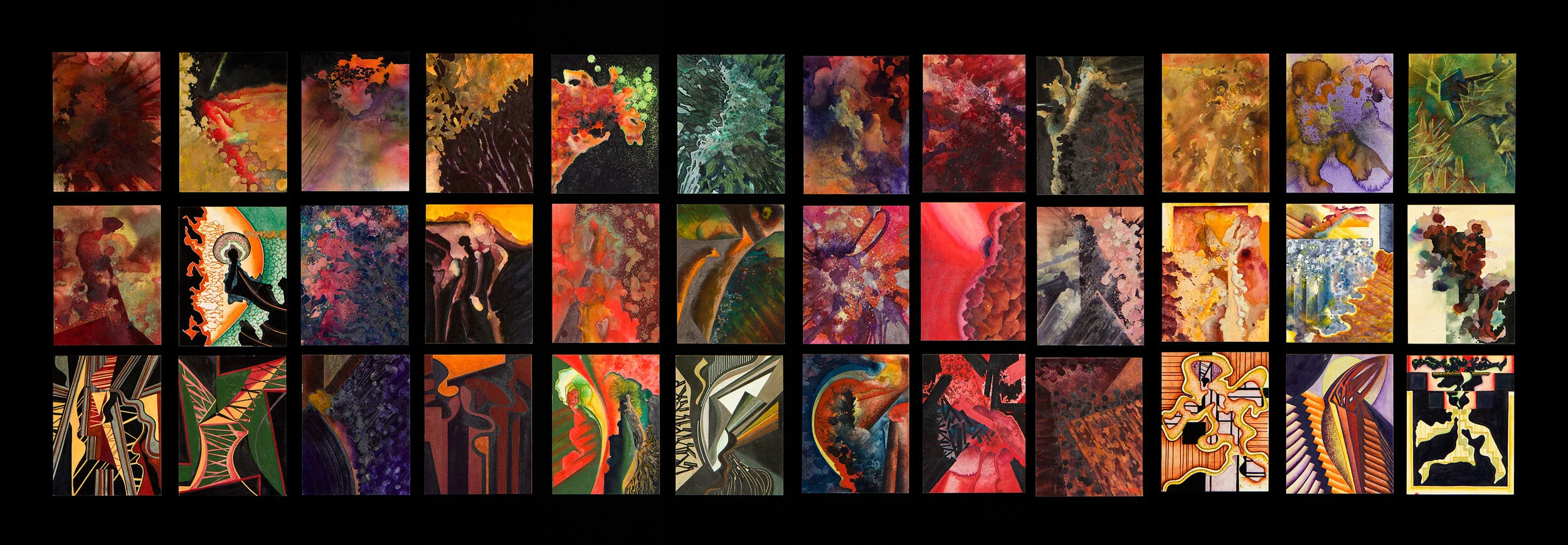 LIGHT-COLOR, SPACE-FORM STUDIES