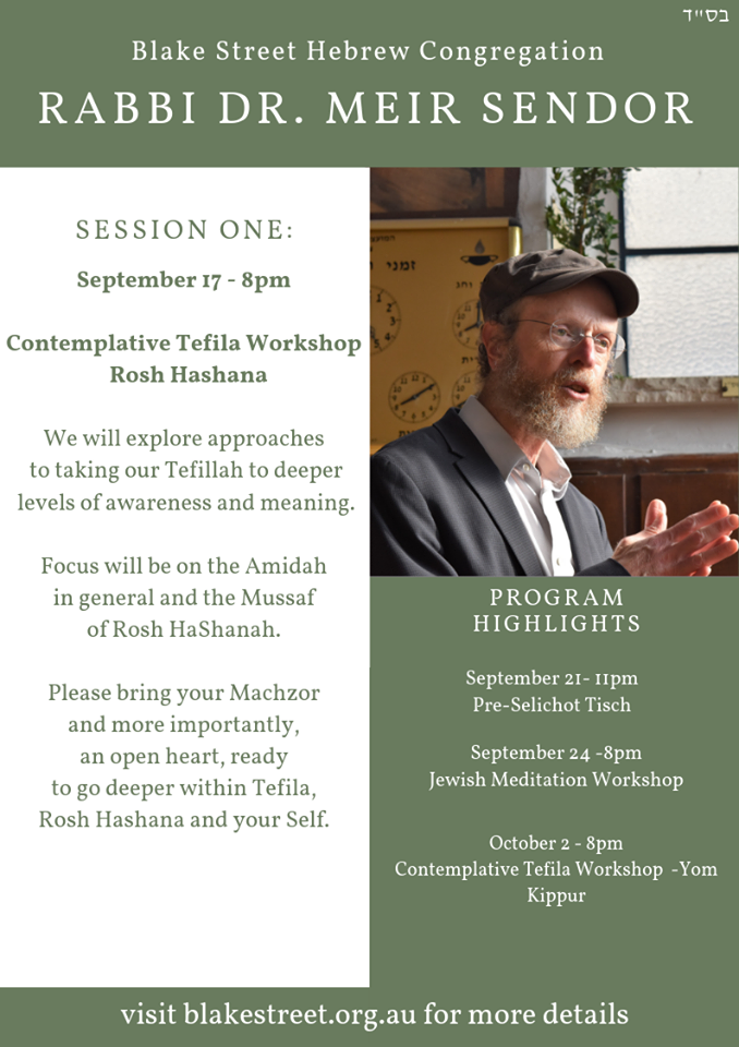 Tefillah workshop