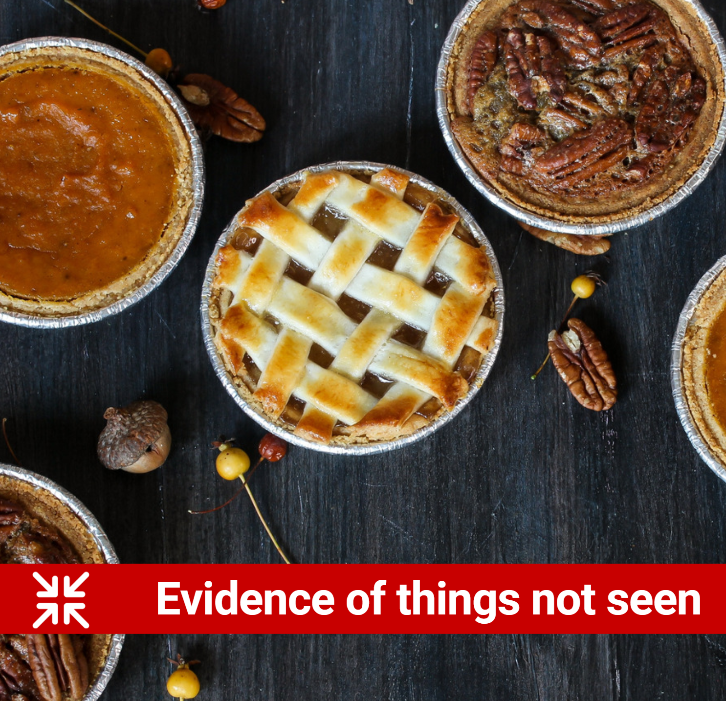 Evidence of things  not seen
