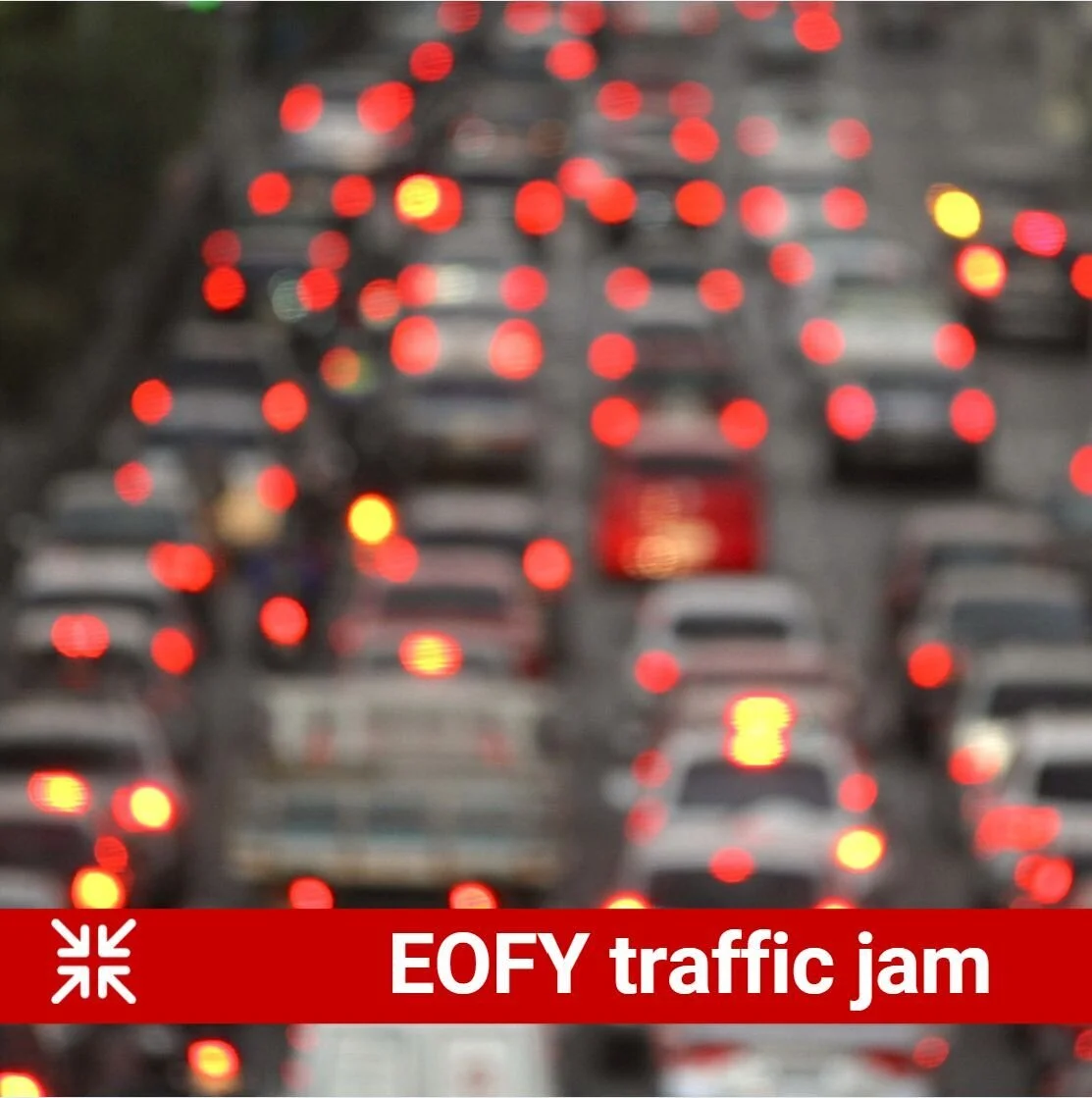 EOFY Traffic Jam