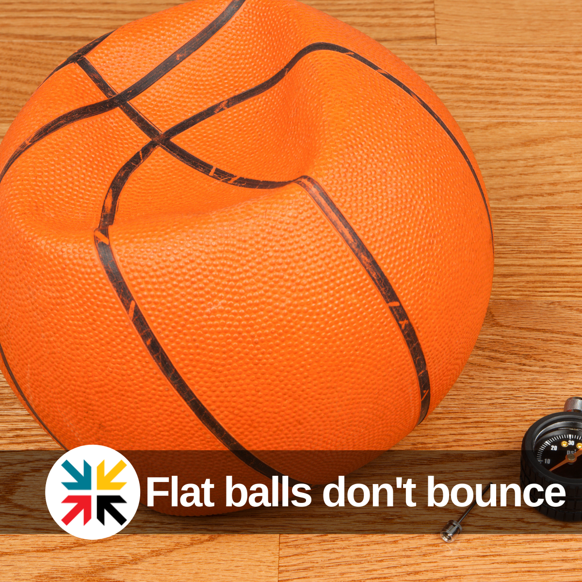 Flat Balls Don't Bounce