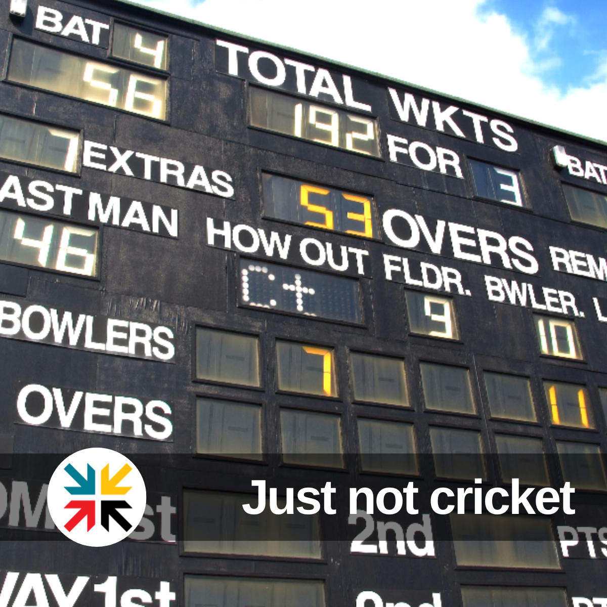 Just not cricket