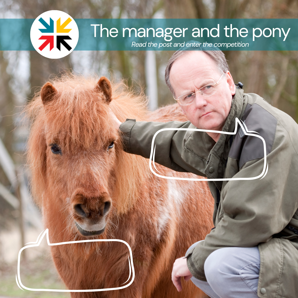 The manager and the pony