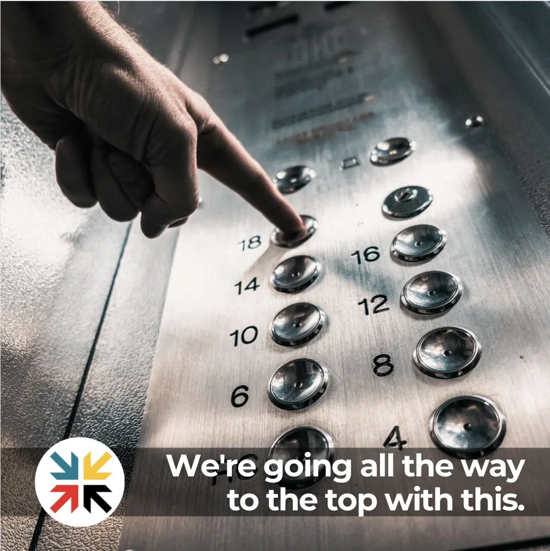 We're going all the way to the top with this.