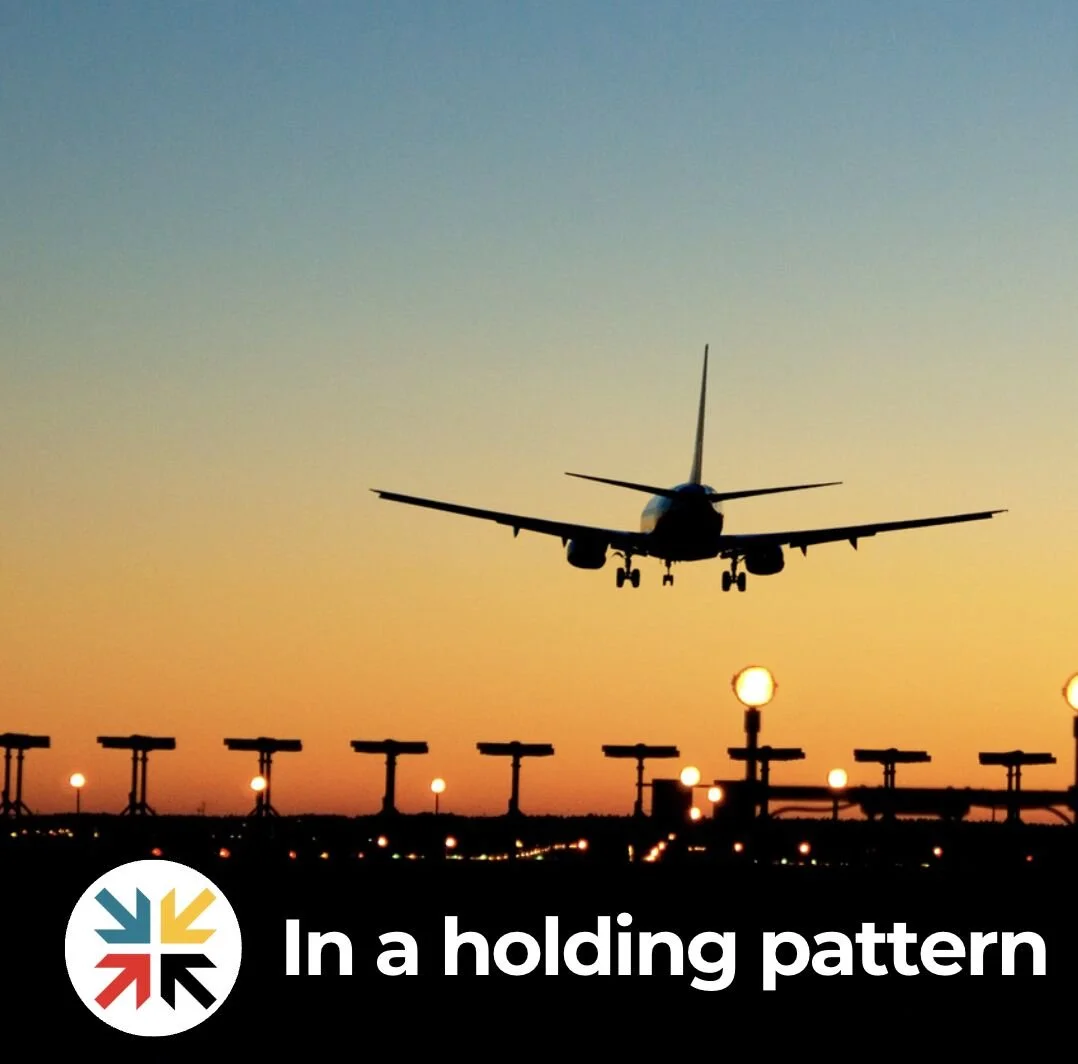 Circling the airport