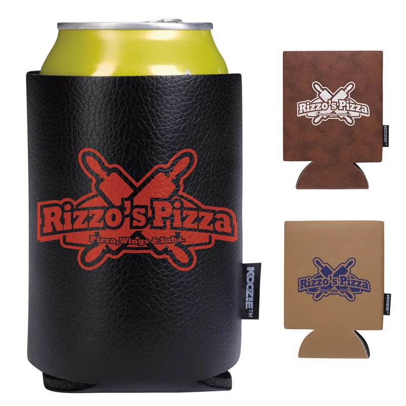 KOOZIE® Leather-Like Can Koolers