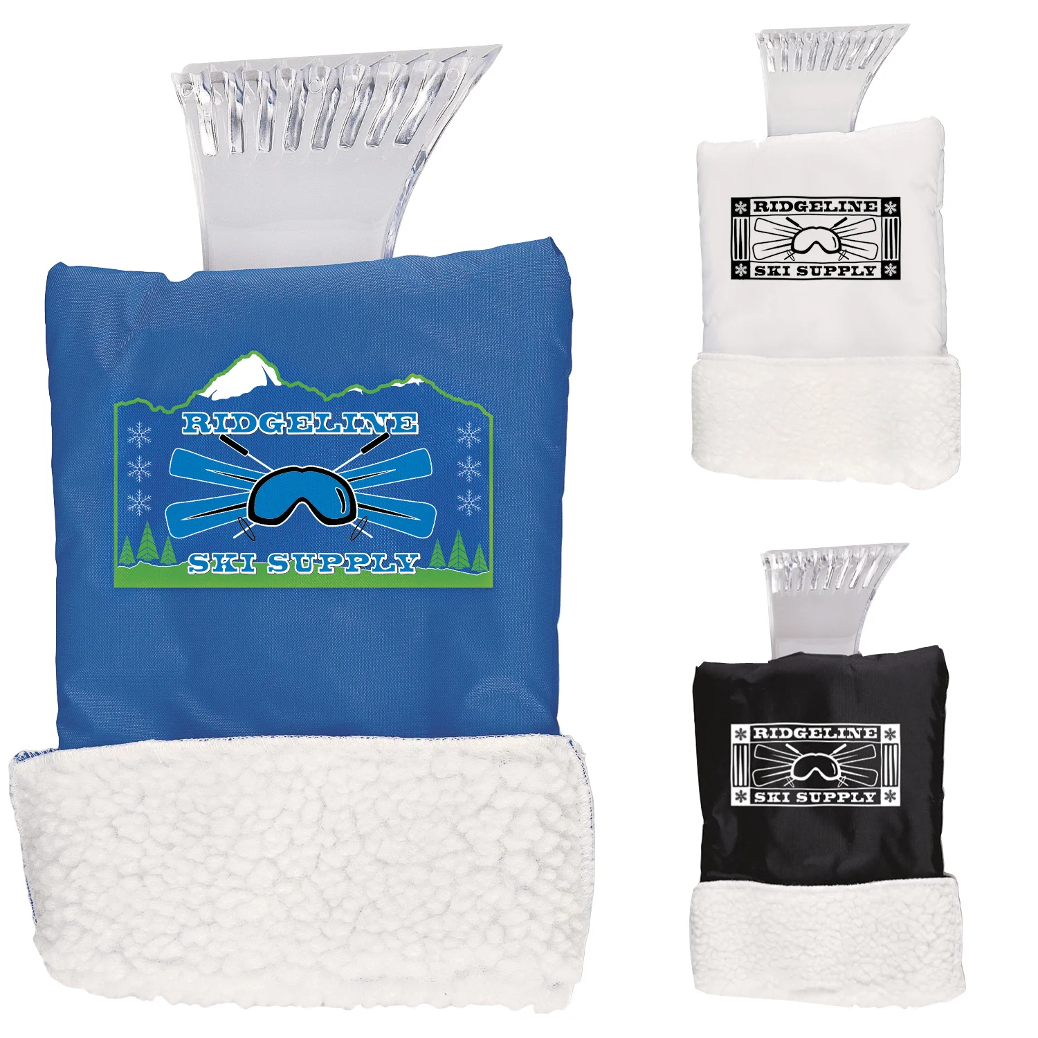 Ice Scraper Combo Gloves