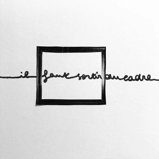 Pour &ecirc;tre heureux. #collage #minimalcollage #collageart #collageartwork