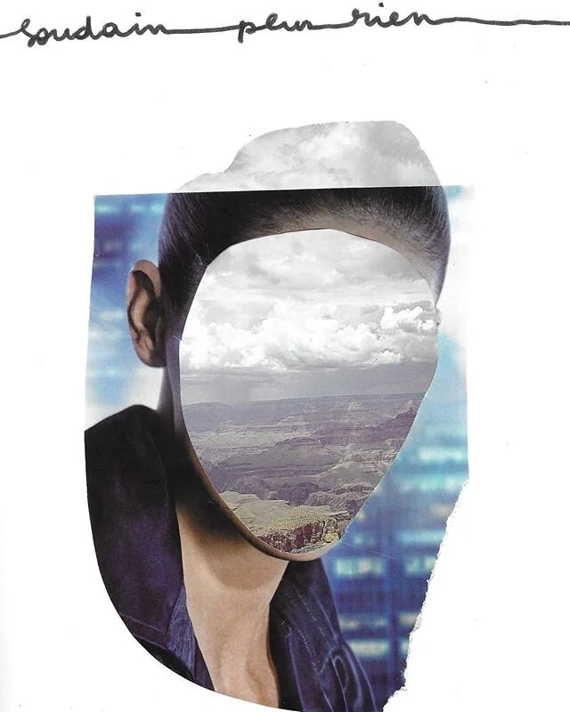 Soundain... Plus rien. #handcutcollage #collageart #collageartwork