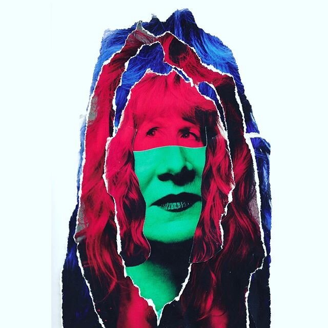 Layers of self. #handcutcollage #collage #collageart