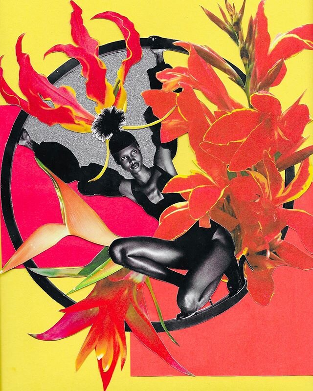 Word of the week is: Abundance. #collage #collageart #collageextravaganza #collageartwork