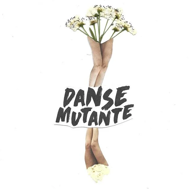Danse Mutante et fleurs s&eacute;ch&eacute;es. #collage #collageart #collageartwork