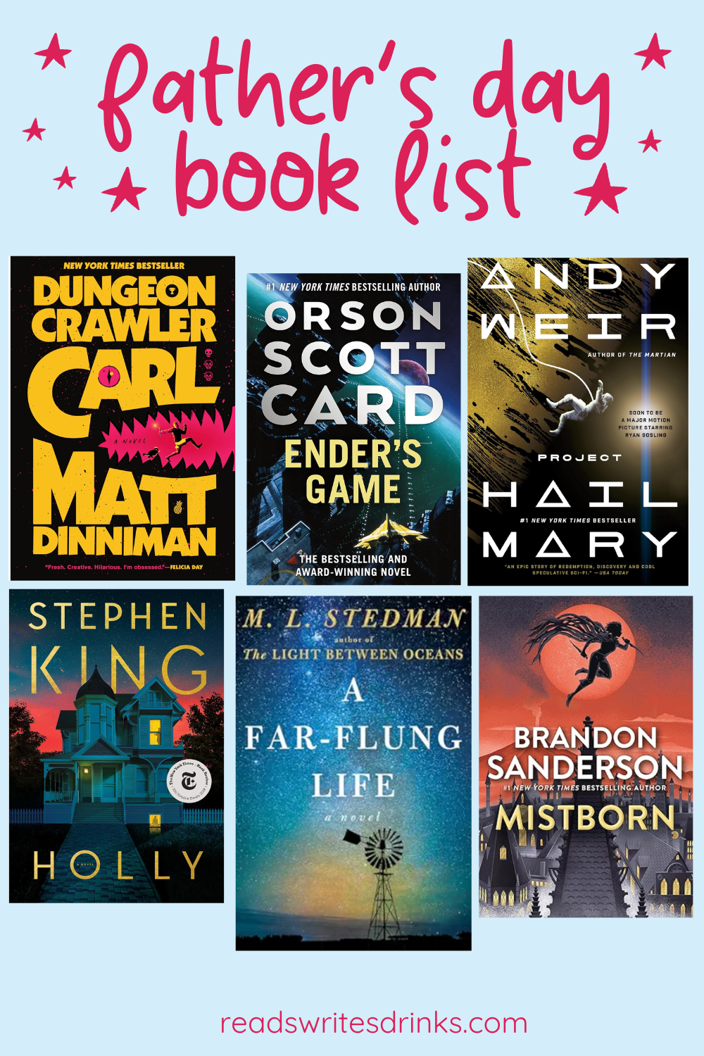 Father's Day Book Recommendations List! 