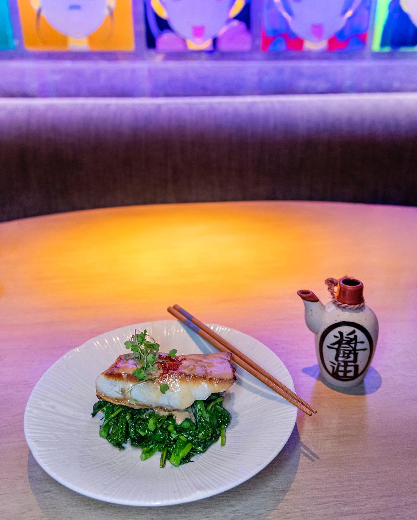 New dish alert 🚨 - You&rsquo;re going to love our Sea bass entree from our fall prix fixe menu! Served with broccoli rabe, yuzu cream, and chili garlic.
&bull;⁠
&bull;⁠
&bull;⁠
#MrsFishLA #SushiArtWhisky #DTLA #LosAngeles #DiscoverLA #DineLA #LAEats