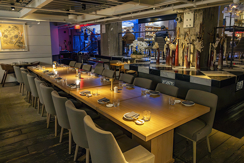 Mrs Fish Lower Level Large Party Event Table