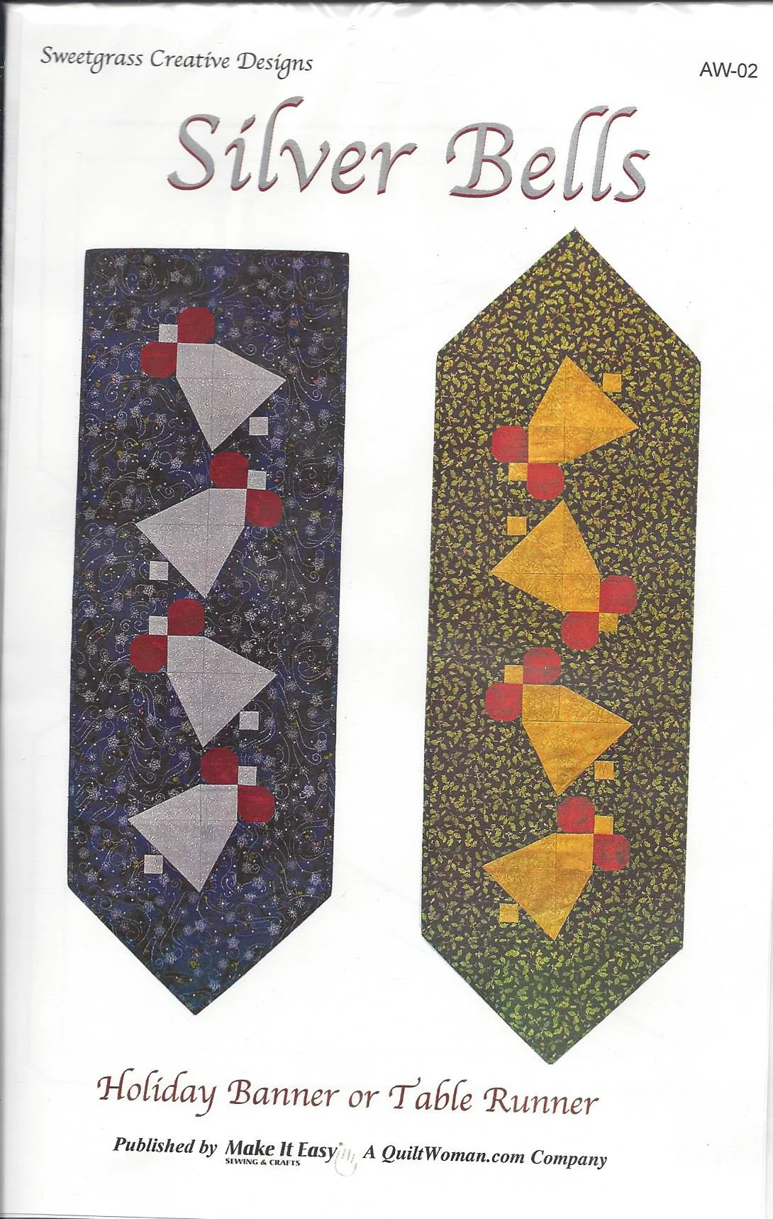 Silver Bells - Banner or Table Runner