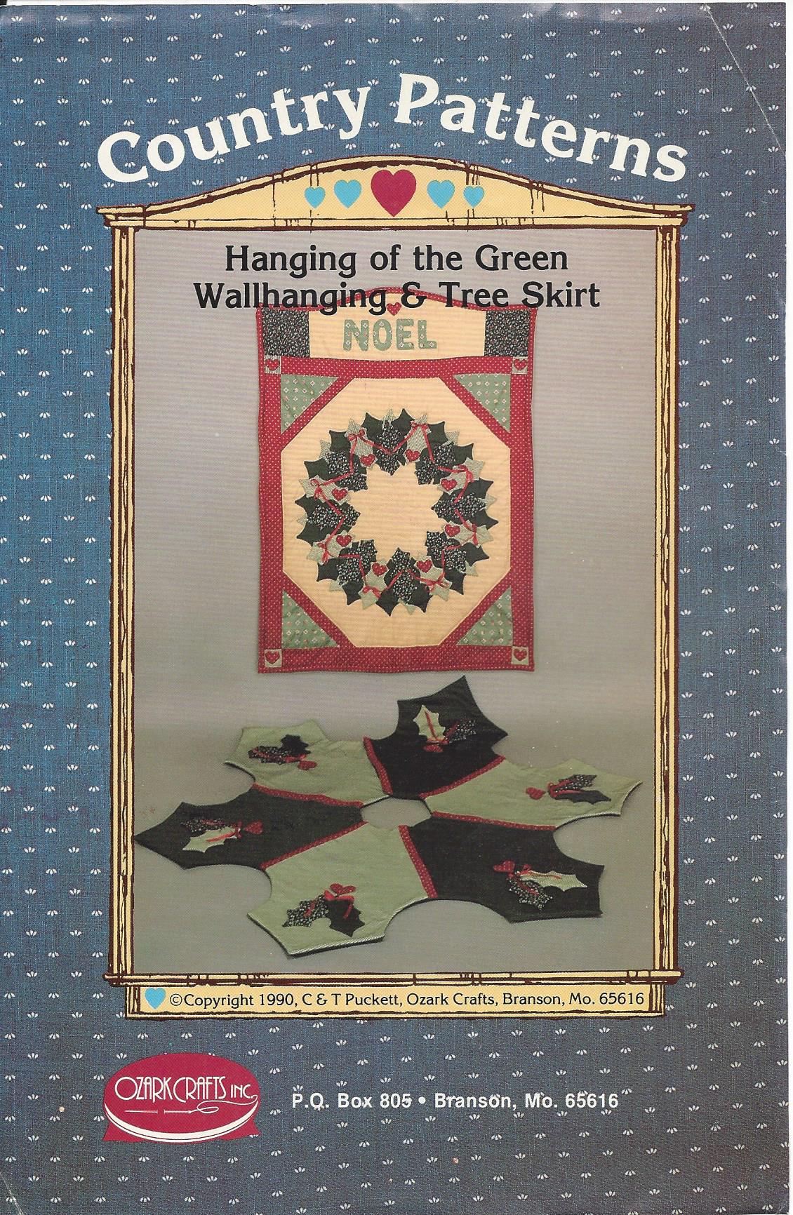 Hanging of the Green Wallhanging and Tree Skirt