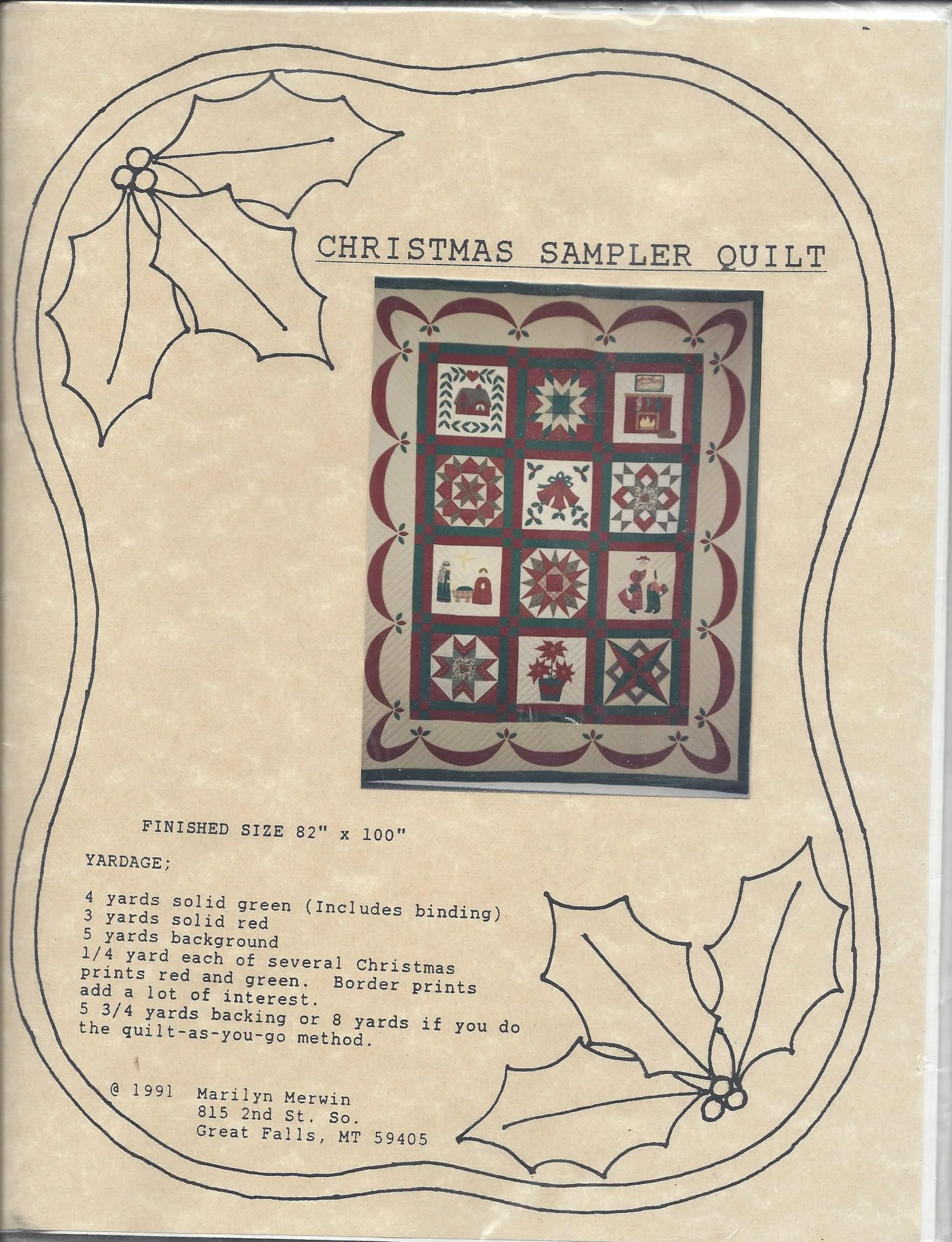 Christmas Sampler Quilt