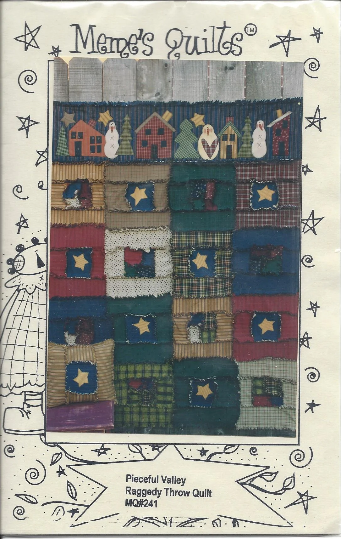 Pieceful Valley Raggedy Throw