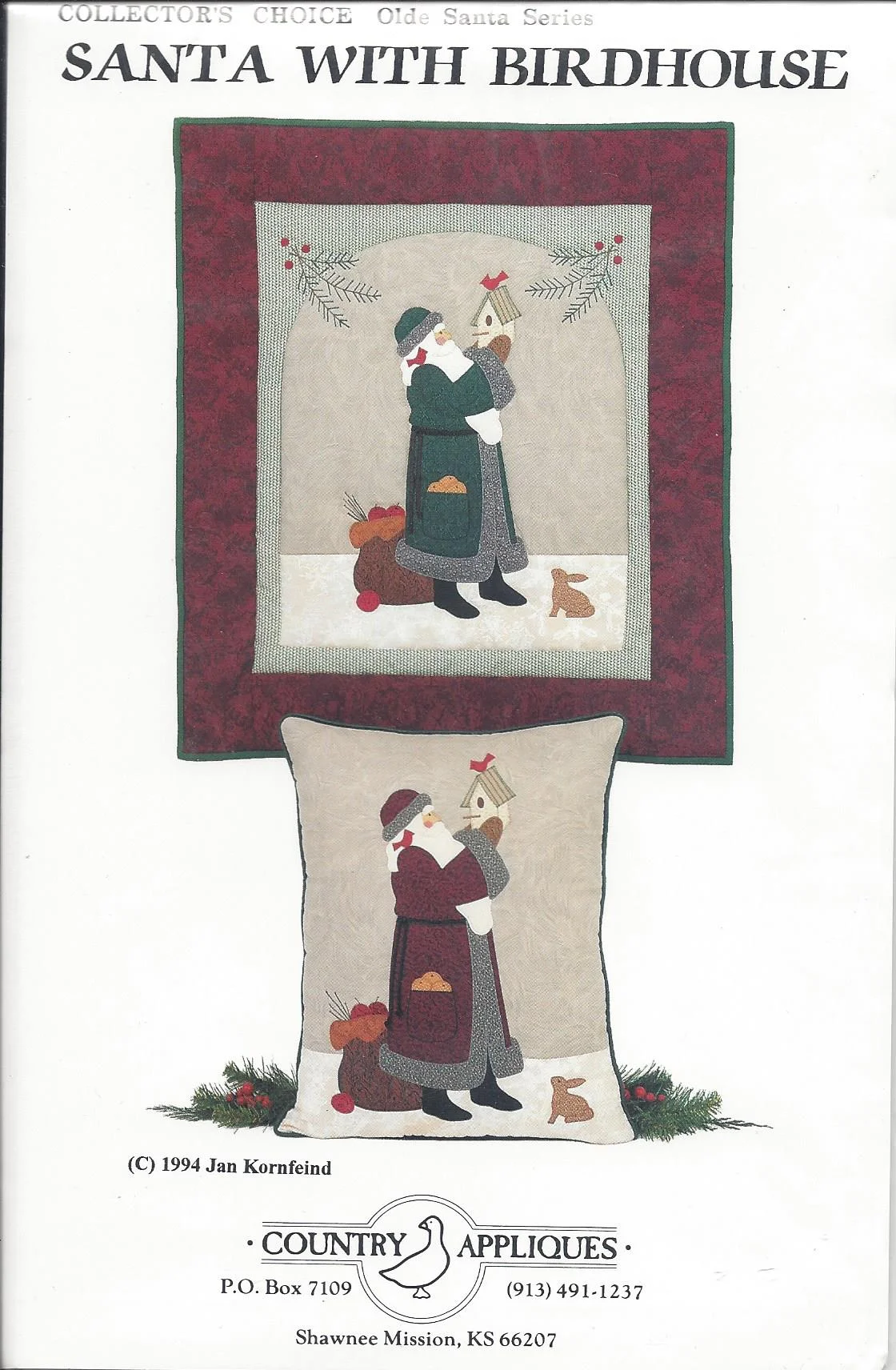 Santa with Birdhouse