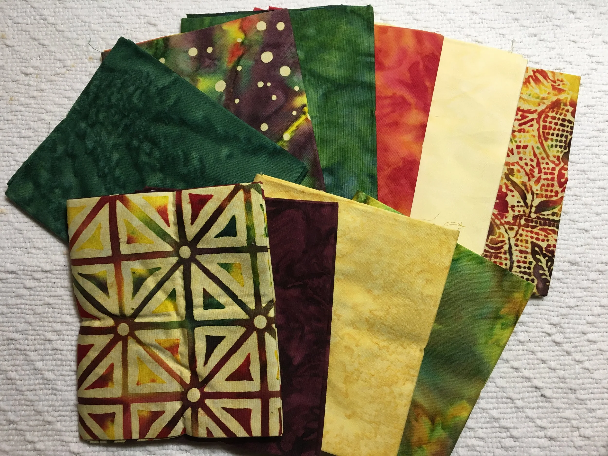 Batik - Leaves/Triangles 10