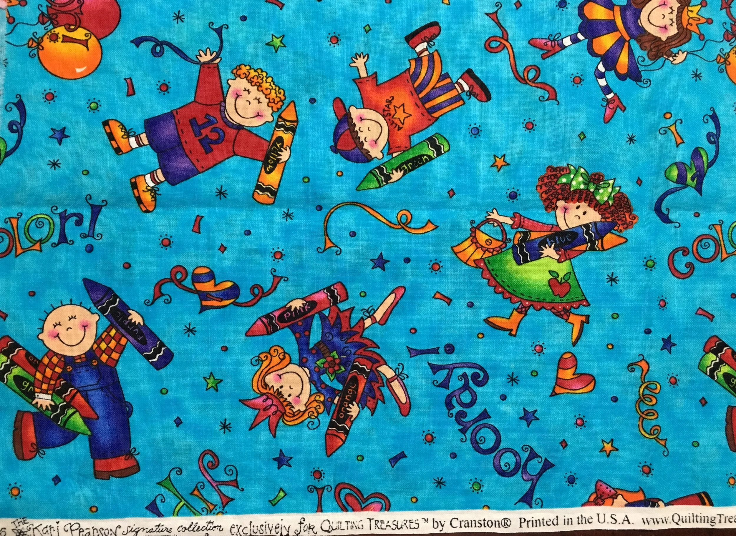 5/8 Yard Colorful Kids