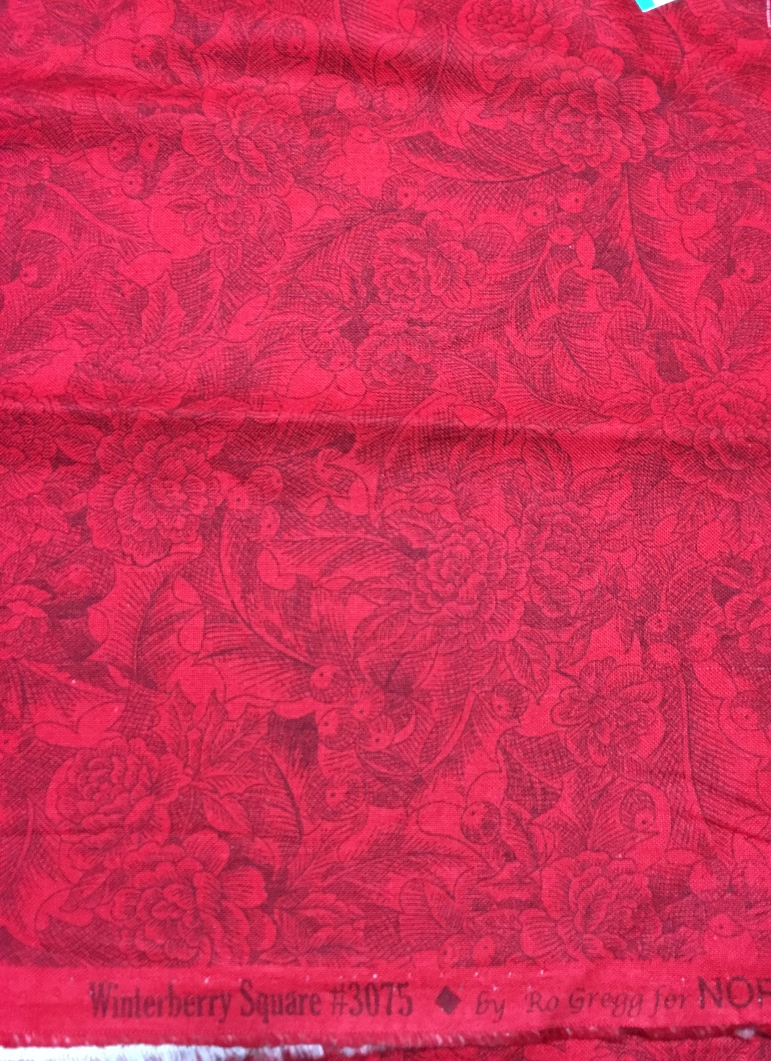 5/8 Yard Winterberry Square