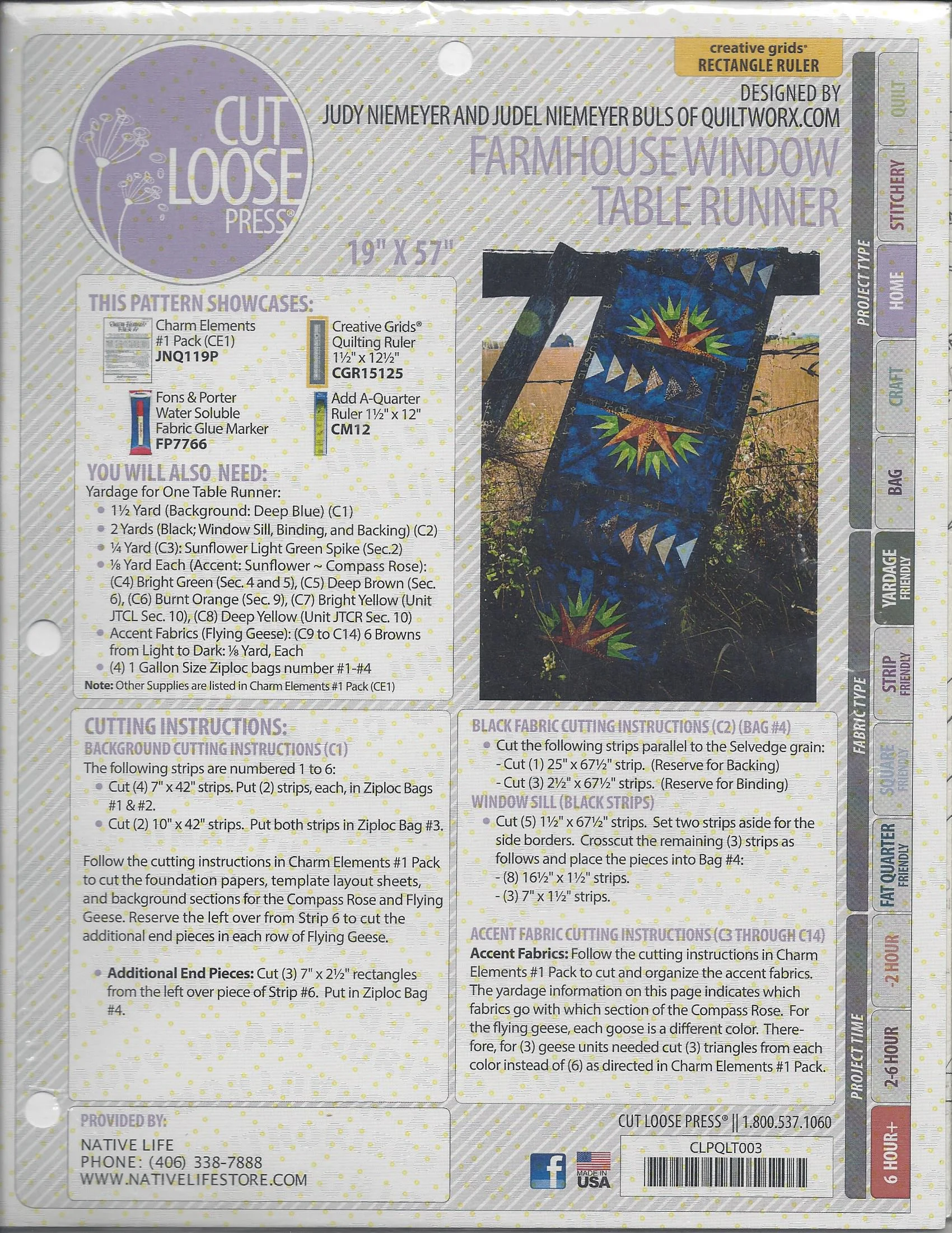 Farmhouse Window Table Runner