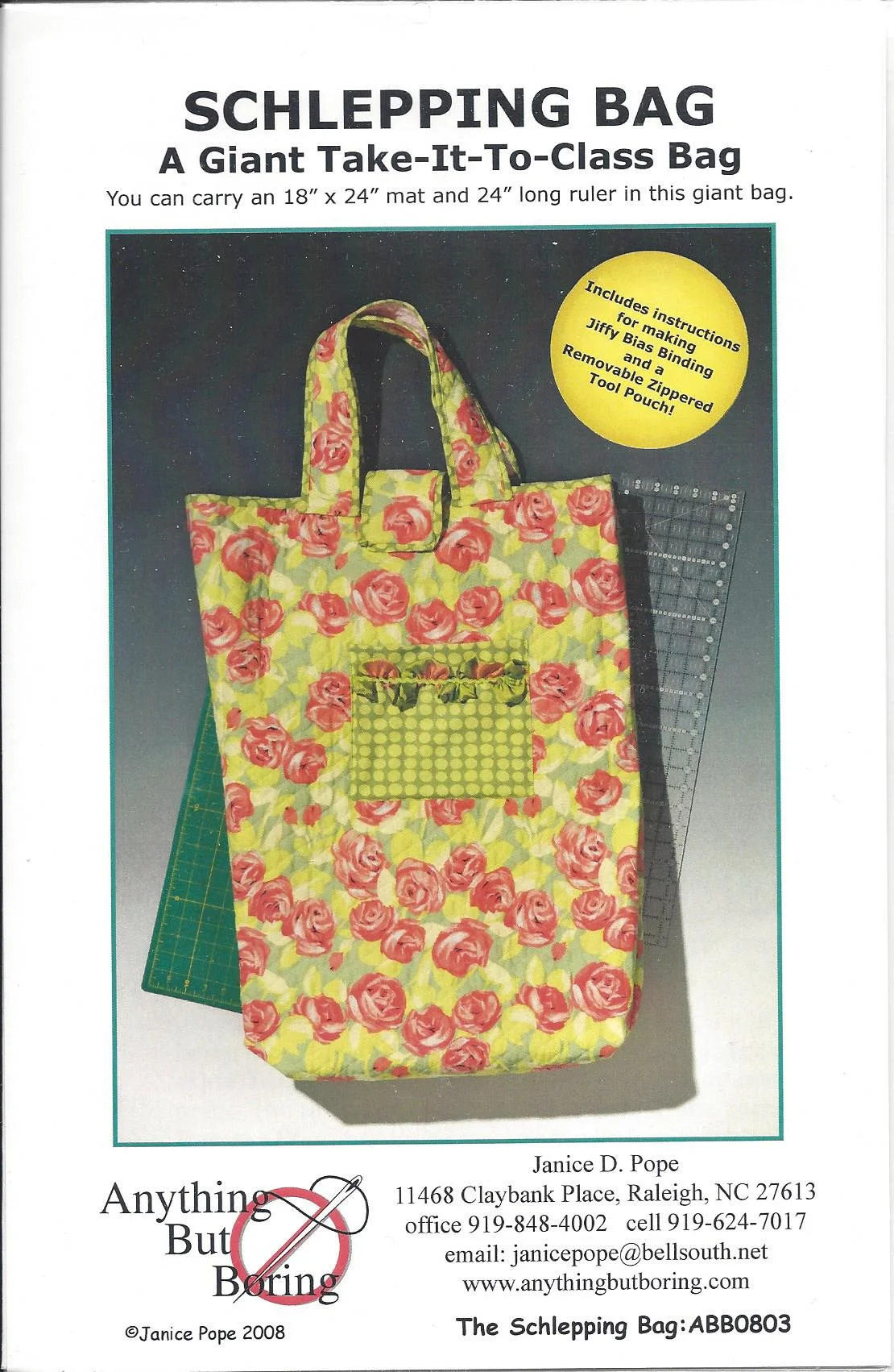 Schlepping  Bag-Anything But Boring