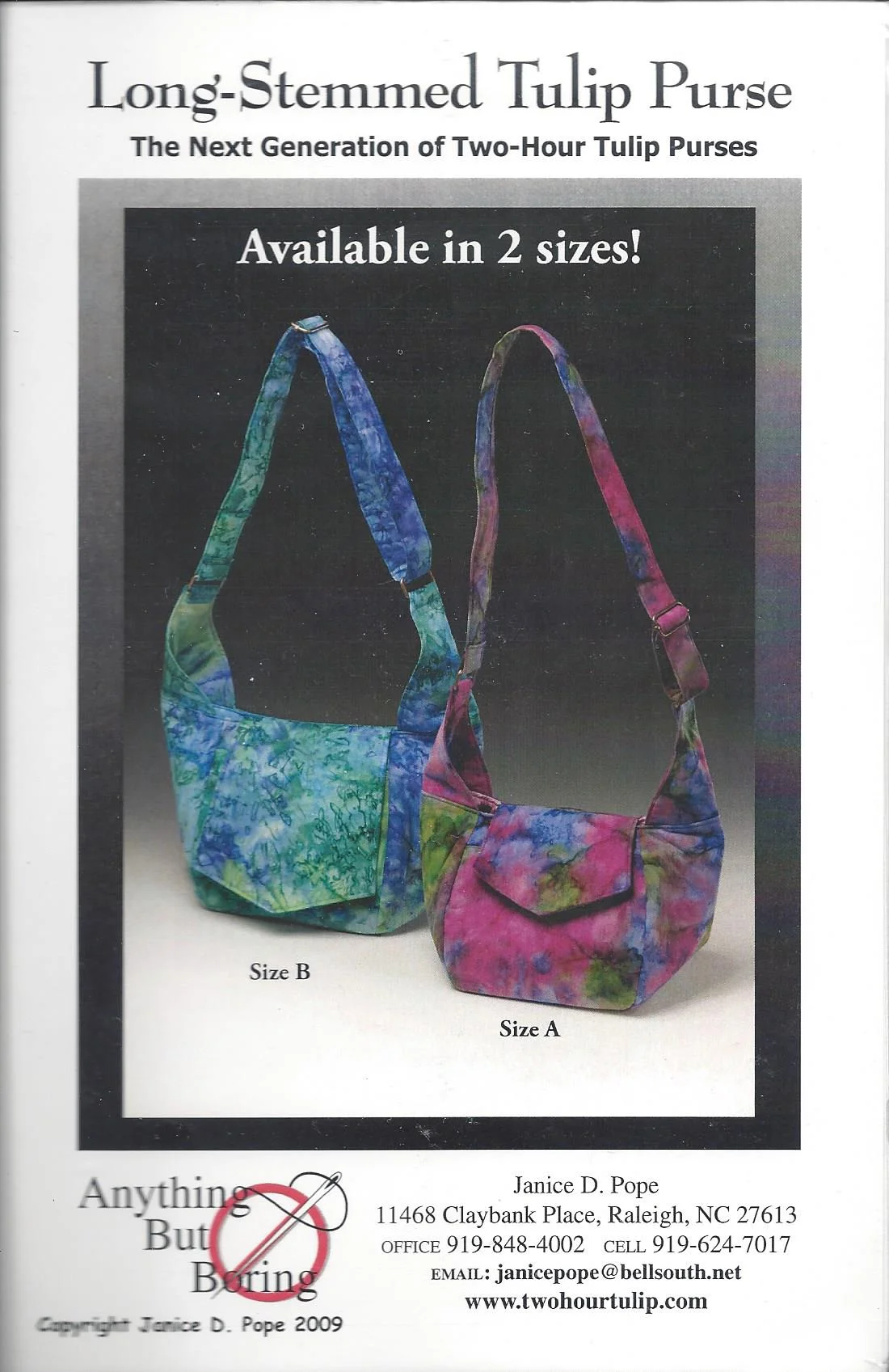 Long-Stemmed Tulip Purse-Anything But Boring