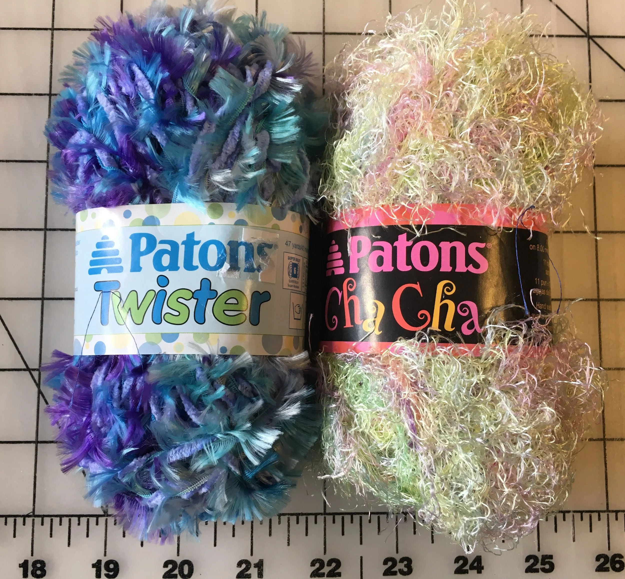 Patons Twister and Cha Cha