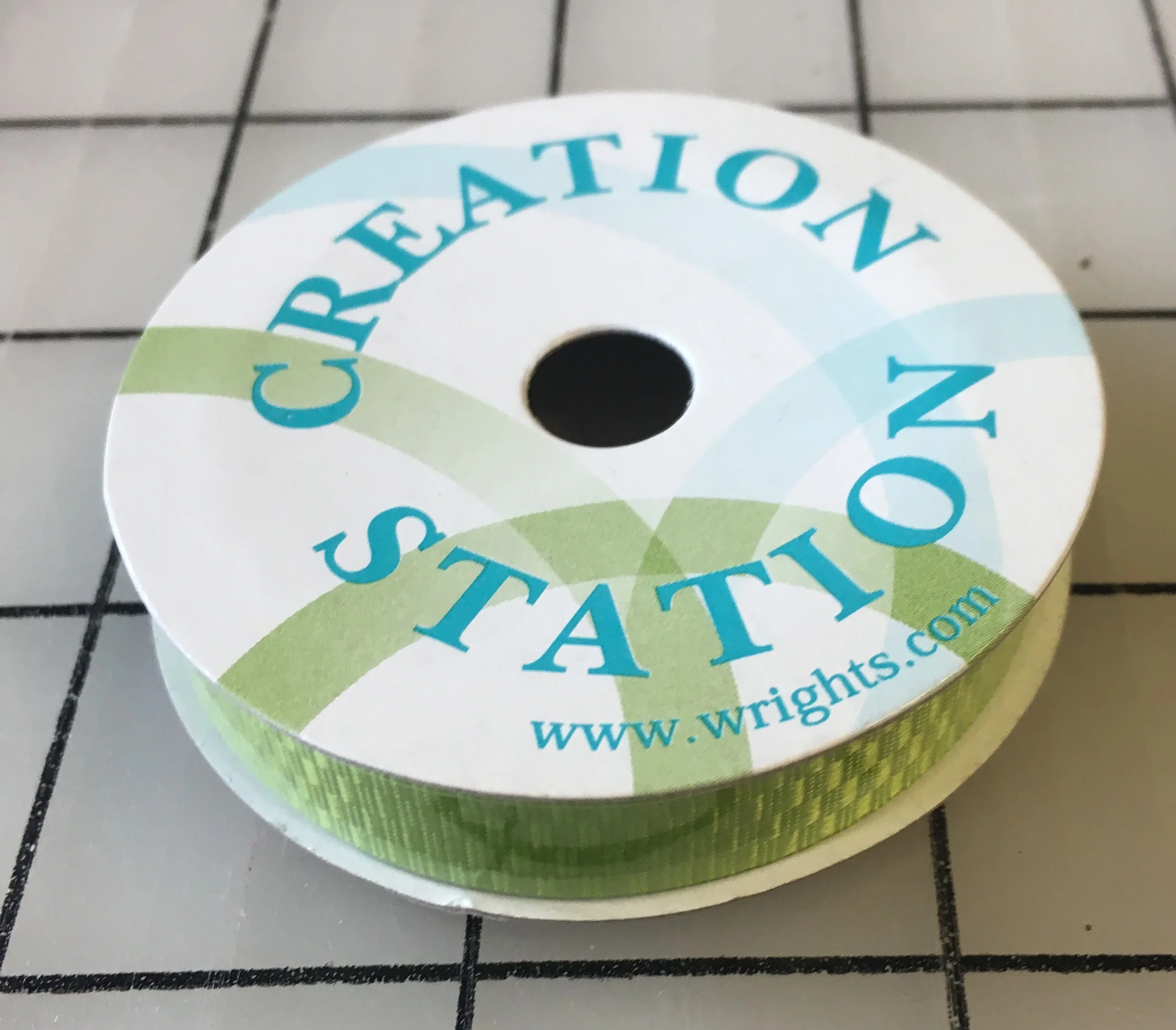 Lime Ribbon 3/8" by 9 feet