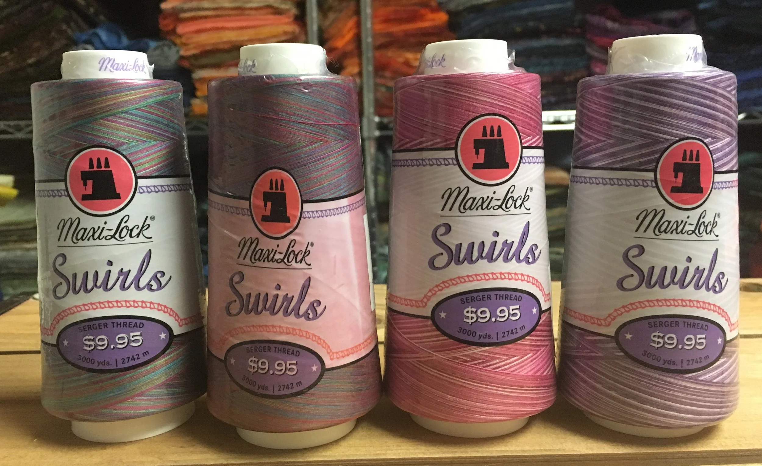 Maxi-Lock Swirls Serger Thread - 3000 Yards