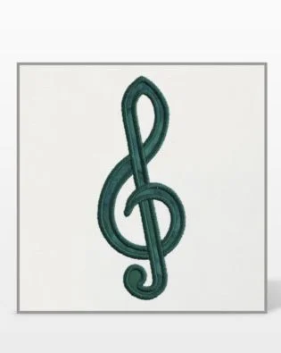 55482 GO! Music Medley Embroidery Designs