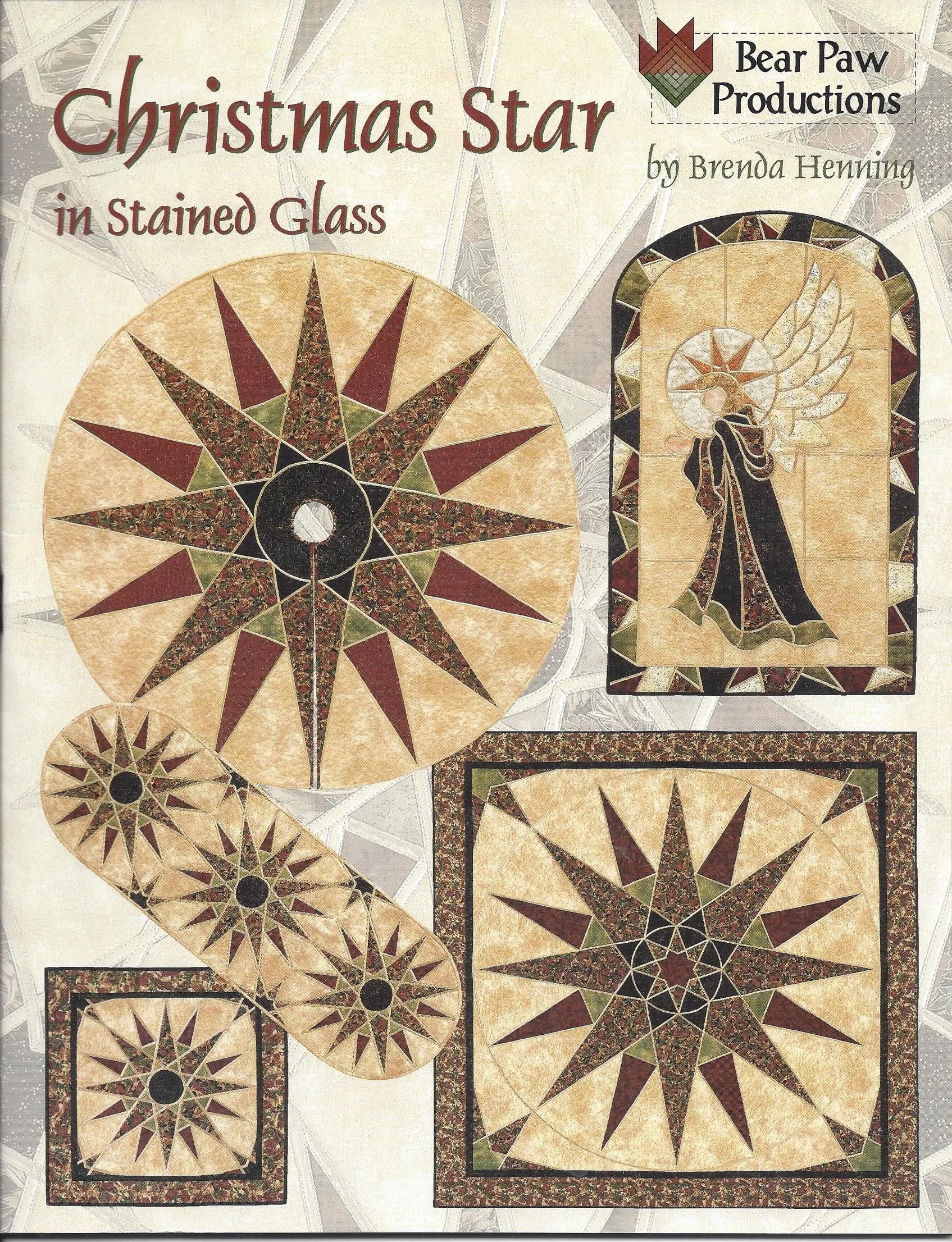 Christmas Star in Stained Glass - Book