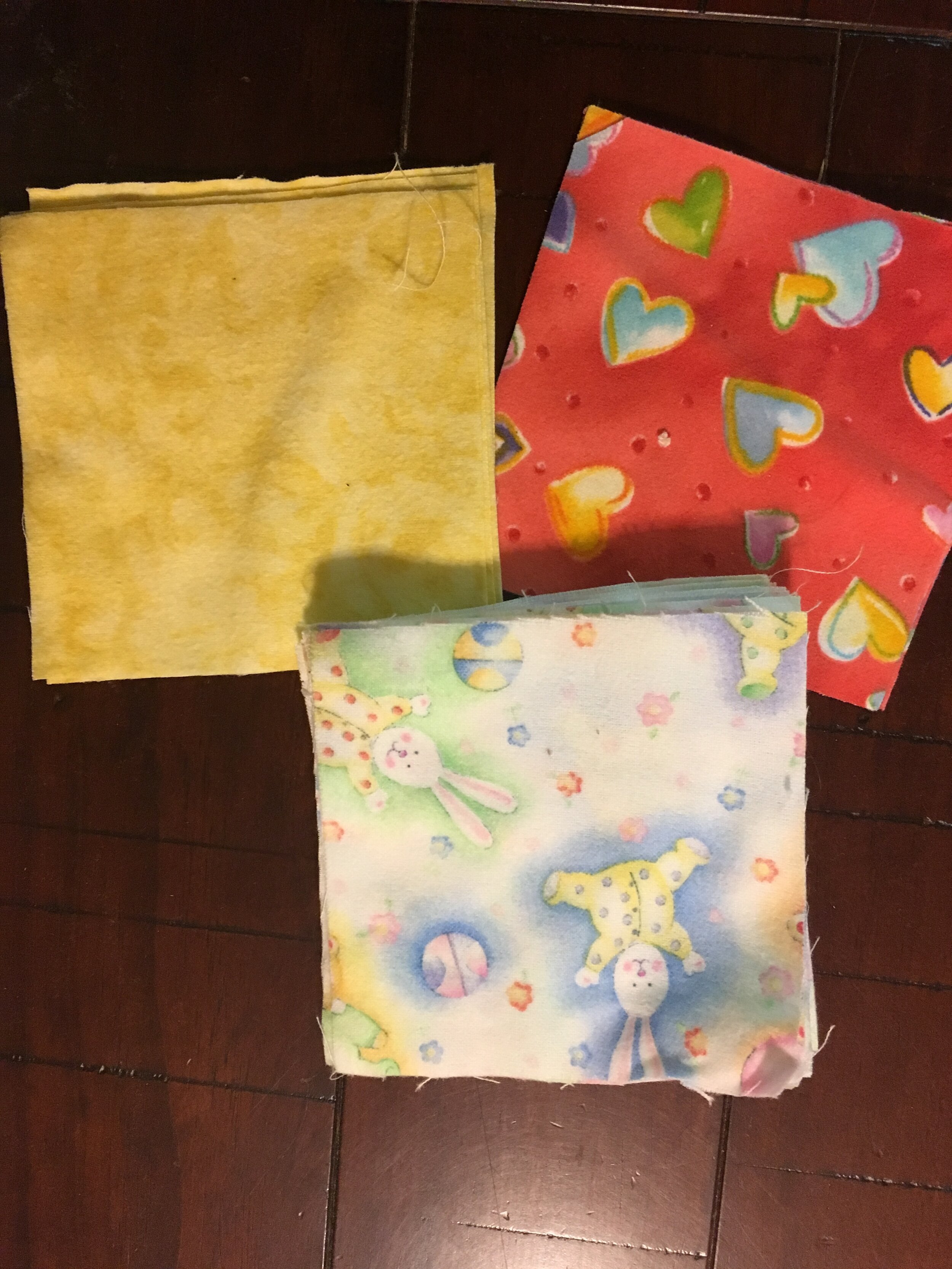 4 1/2" Flannel Squares - 21+ Baby Assorted 2