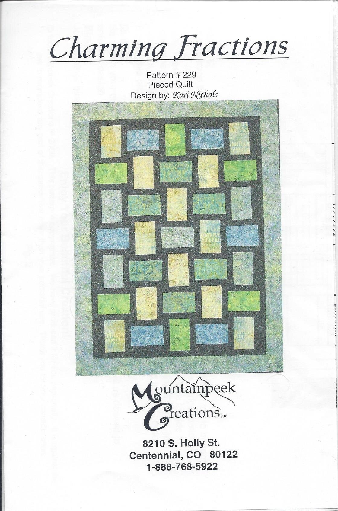 Charming Fractions-Mountainpeek Creations