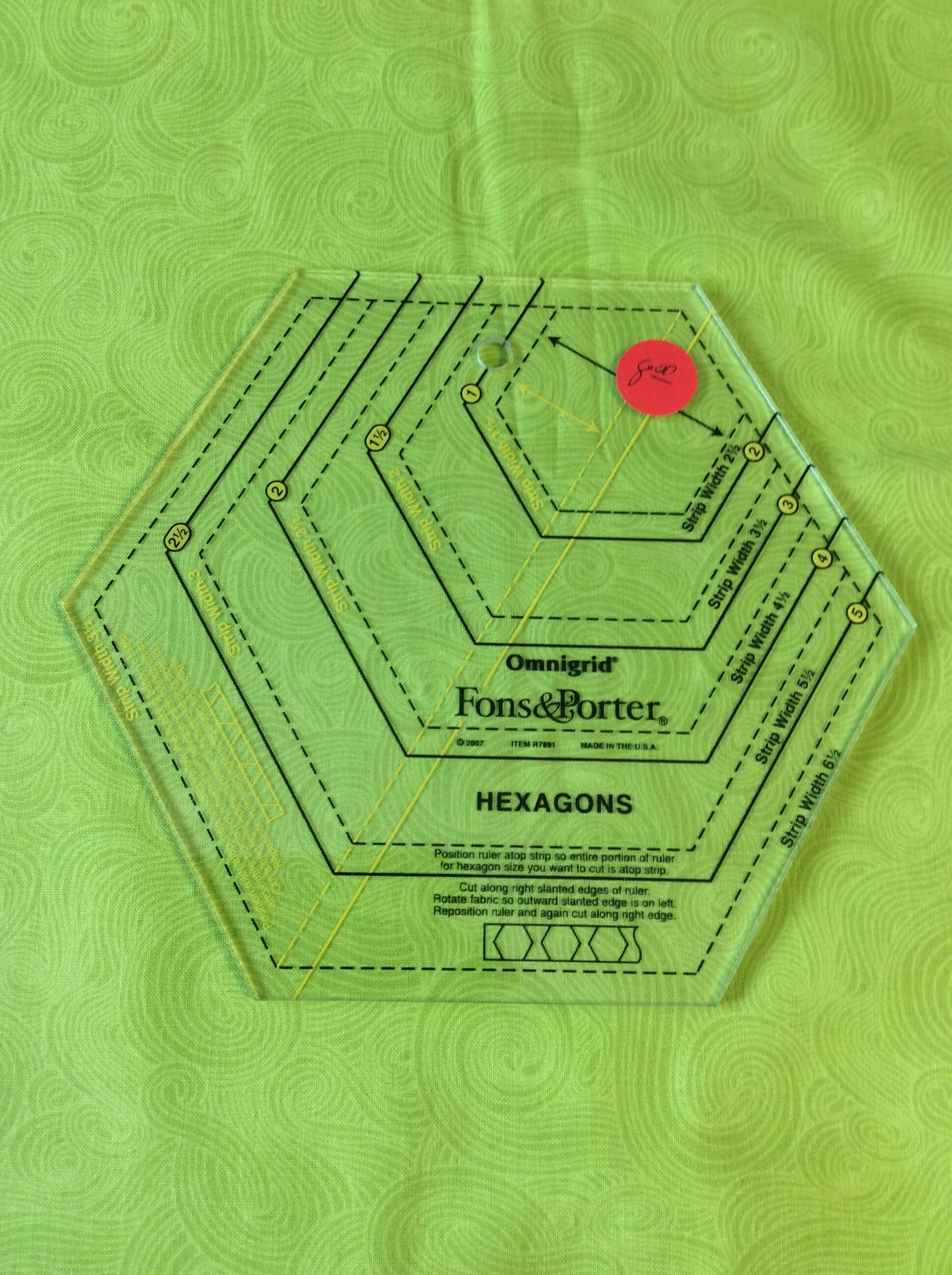 Omnigrid Fons &amp; Porter Hexagons