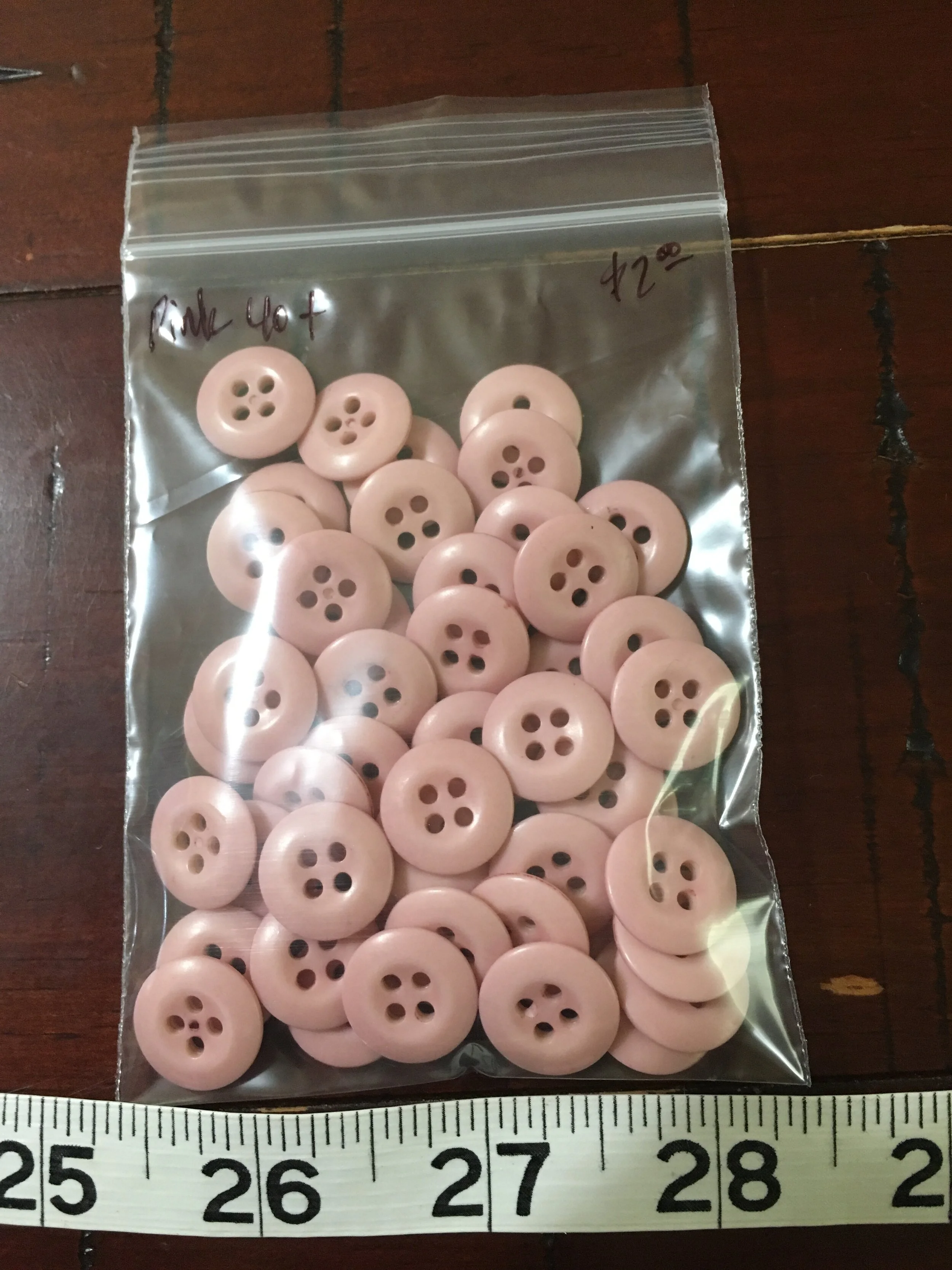 Buttons Pink-40