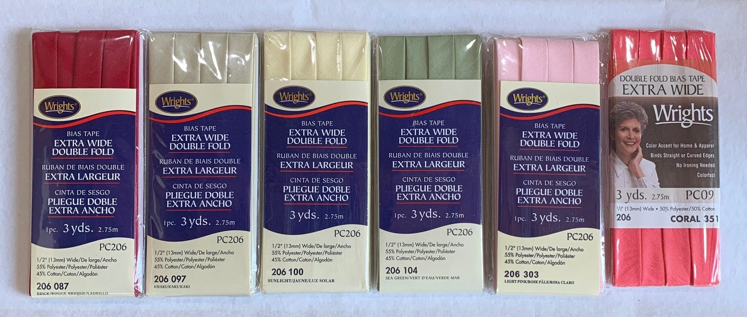 Extra Wide Double Fold Bias Tape 4 of 7