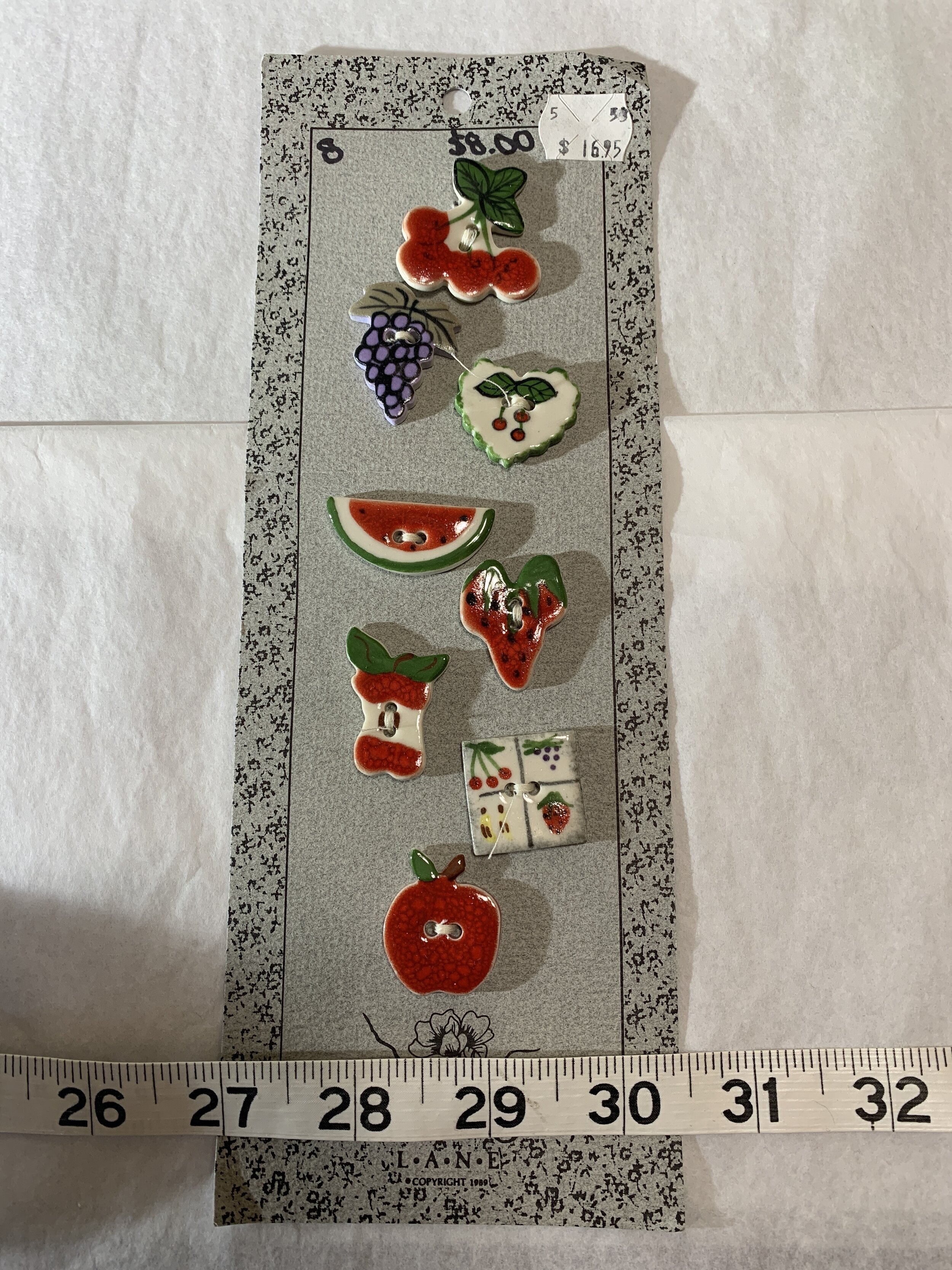 Fruit Buttons 8