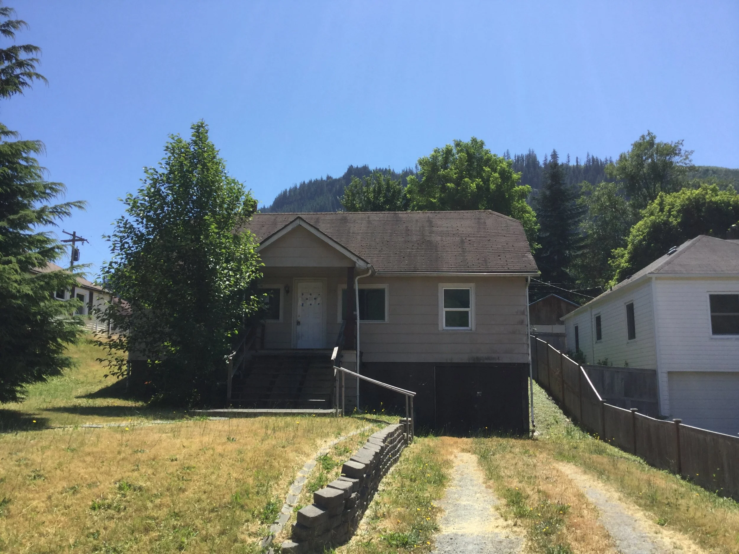 Home before start of renovation.